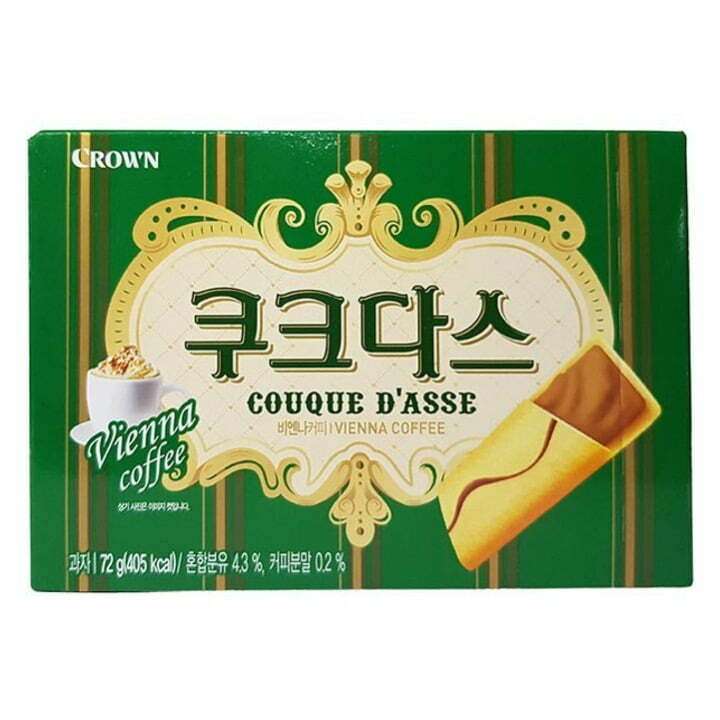 Crown Couque D'Asse Vienna Coffee Biscuits 128gg