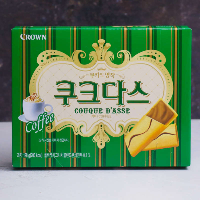 Crown Couque D'Asse Vienna Coffee Biscuits 128gg