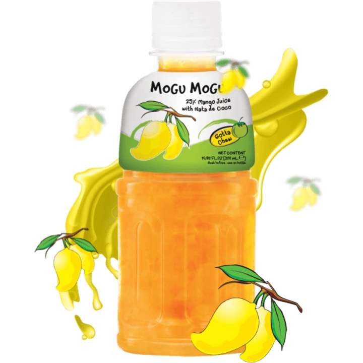 Sappé Mogu Mogu Mango Drink With Nata De Coco 320ml