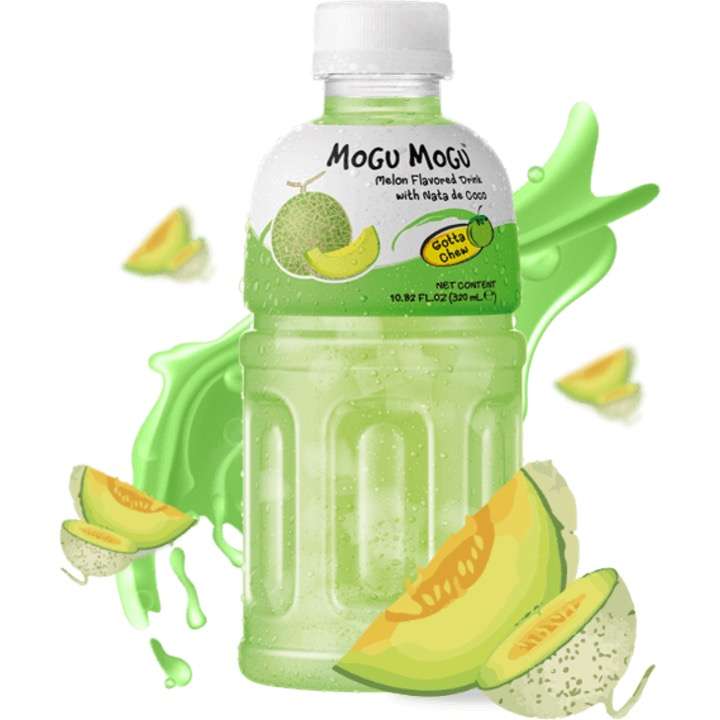 Sappé Mogu Mogu Melon Drink With Nata De Coco 320ml