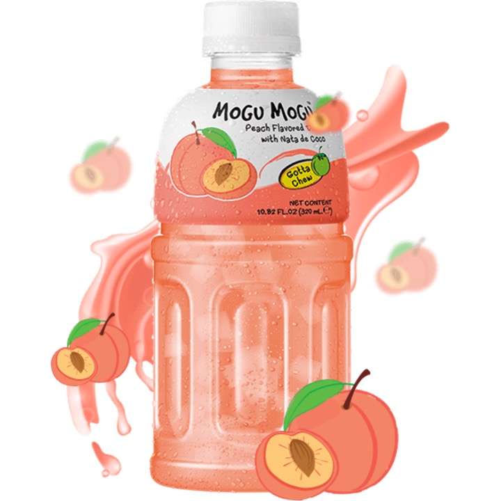 Sappé Mogu Mogu Peach Drink With Nata De Coco 320ml