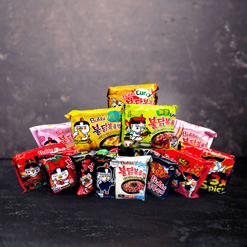 Samyang Buldak Range 12 Noodle Pack