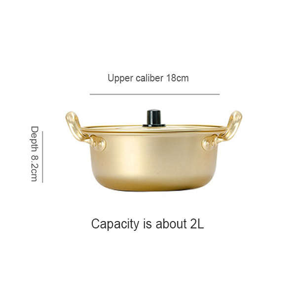 Expo Gold Aluminum Pot for Ramyun
