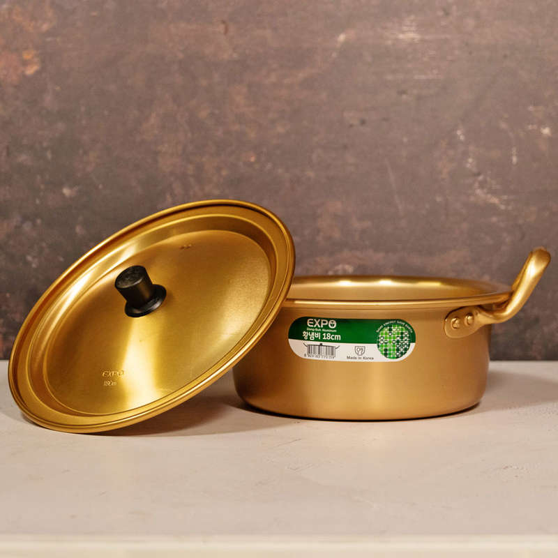 Expo Gold Aluminum Pot for Ramyun