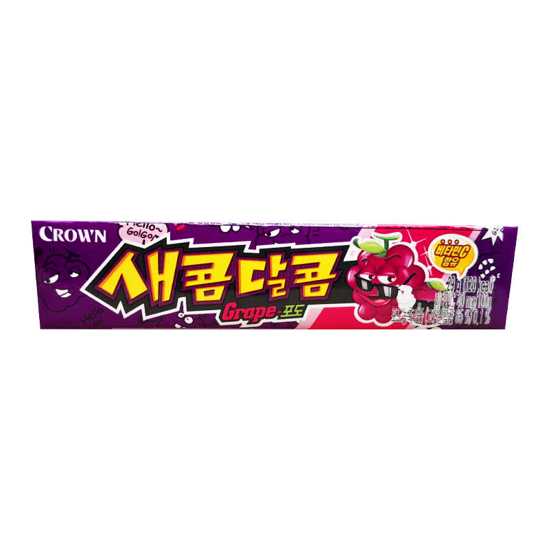 Crown Chewsome Grape Chew Candy 29g