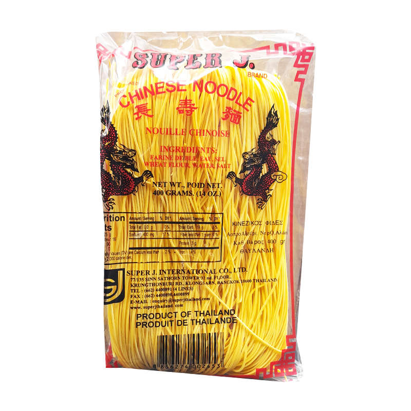 Super J Yellow Chinese Noodles 400g