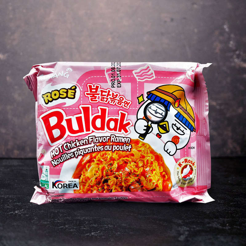 Samyang Buldak Creamy K-Rose Hot Chicken Ramen Single Packet 140g