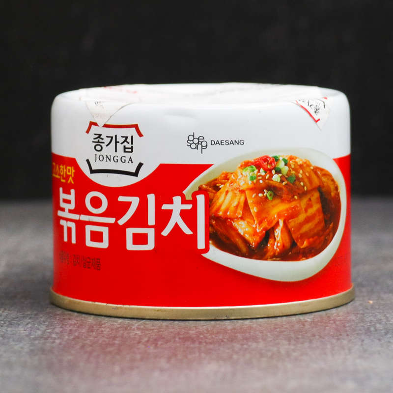 Jongga Roasted Canned Kimchi Original Flavour 160g