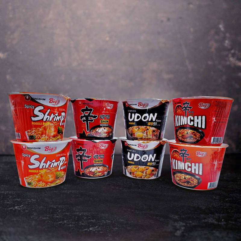 Nongshim Big Bowl 8 Pack Combo