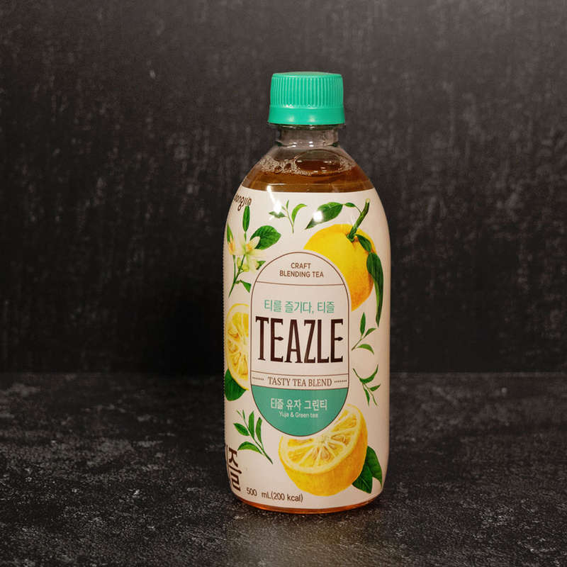 Woongjin Teazle Citron &amp; Green Tea Flavored Tea Drink