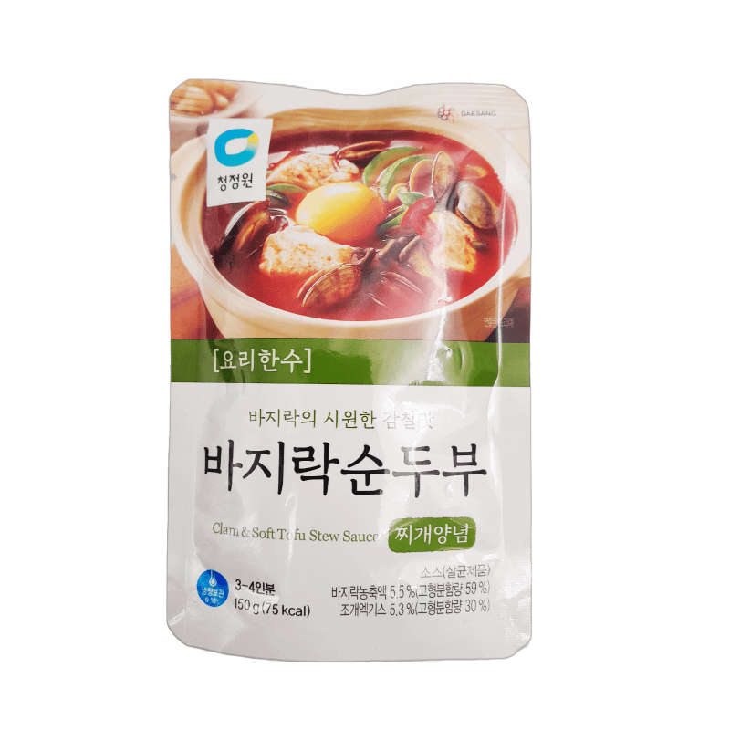 ChungJungOne Clam and Soft Tofu Stew Sauce 150g