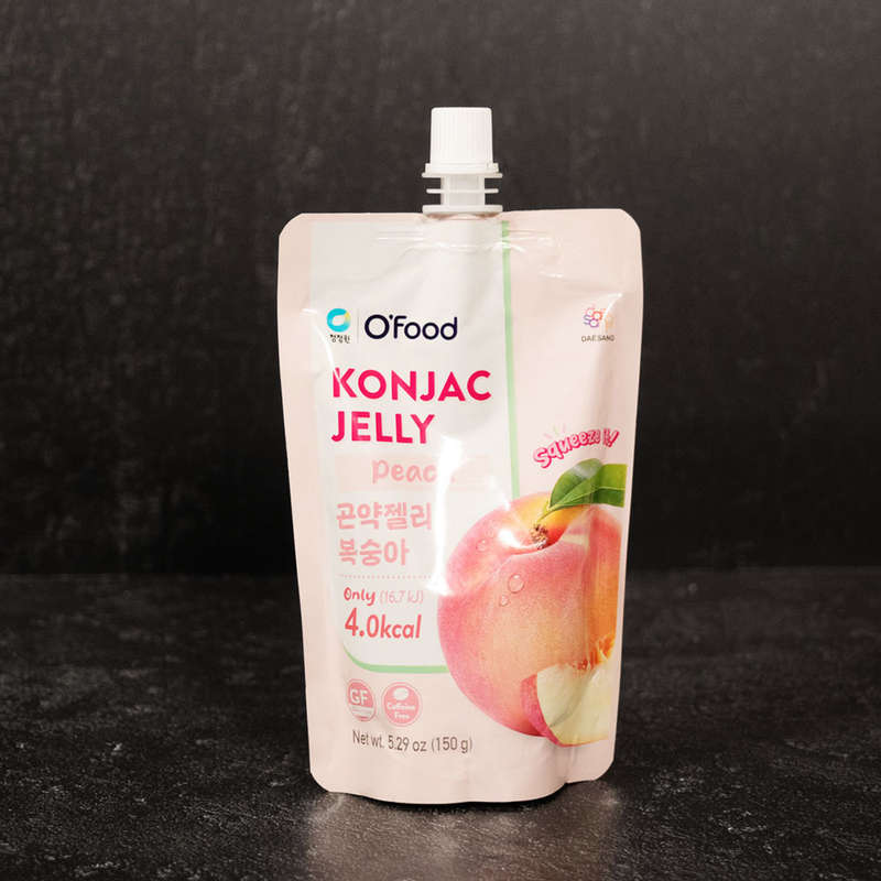 O'Food Konjac Jelly Peach Flavour 150g