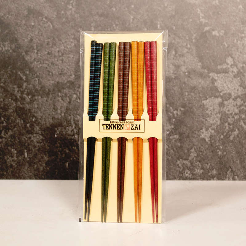 Japanese Bamboo Chopsticks 5 Pack