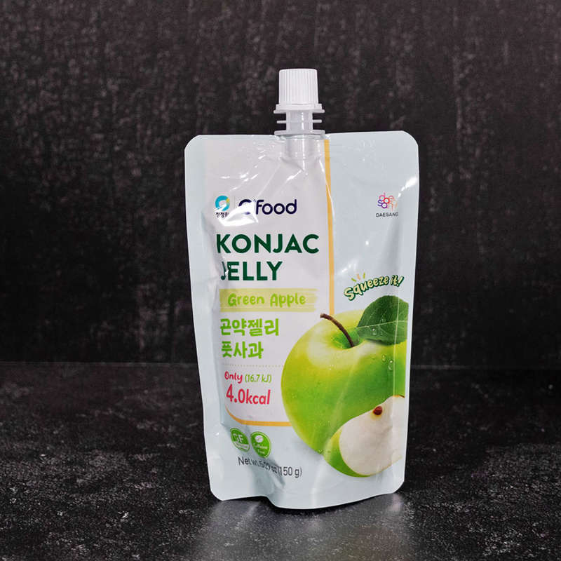 O'Food Konjac Jelly Green Apple Flavour 150g