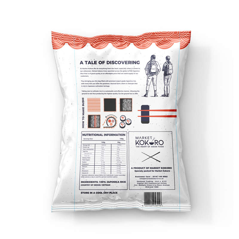 Market Kokoro Japonica Sushi Rice 20kg