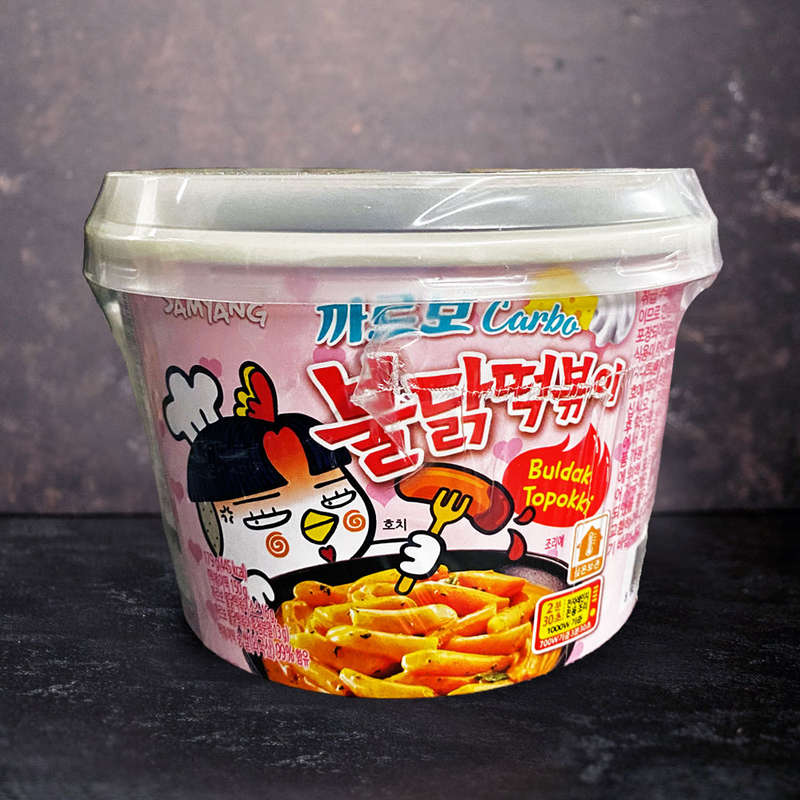 Samyang Buldak Carbonara Hot Chicken Flavour Tteokbokki 185g