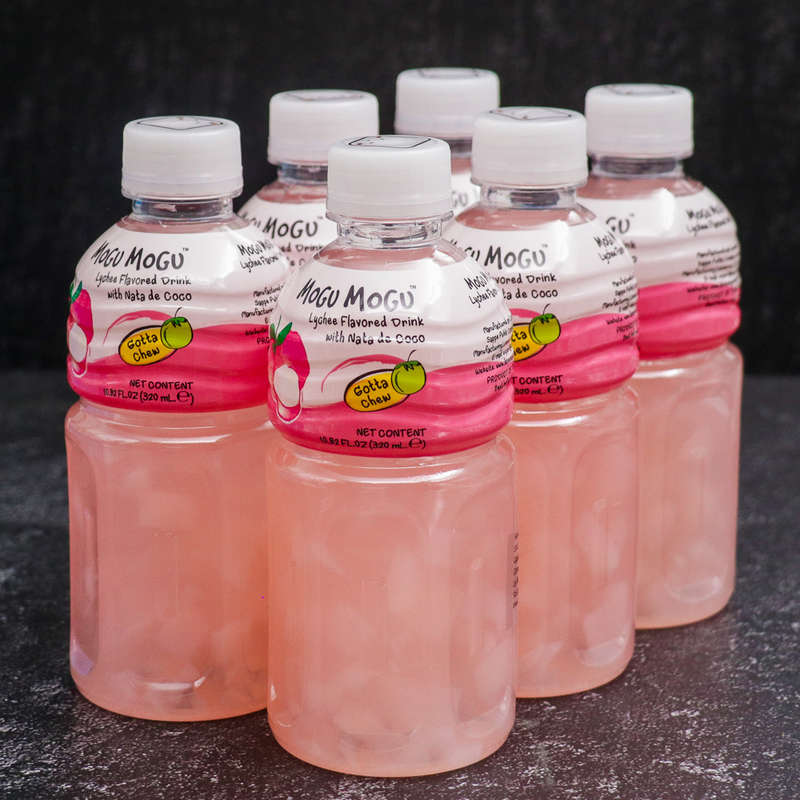 Sappé Mogu Mogu Lychee Drink With Nata De Coco (320mlx6)