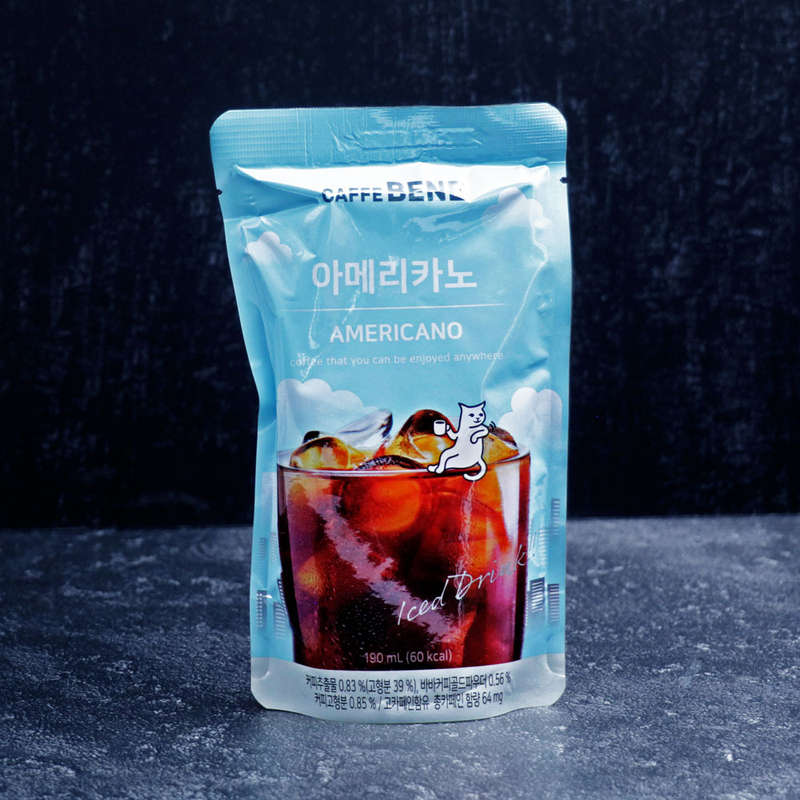 Caffe Bene Americano Ade Pouch Coffee 190ml