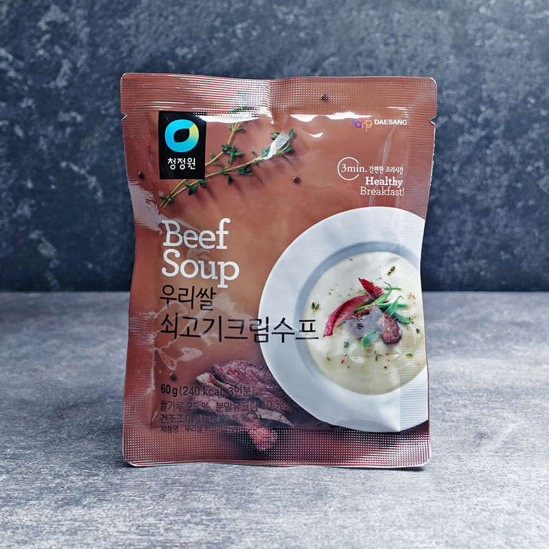 CJW Instant Soup Rice Beef Cream Soup 60g