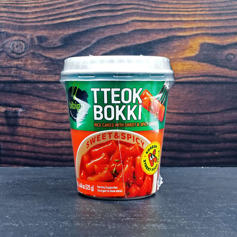 Bibigo Instant Tteokbokki Sweet &amp; Spicy Flavour 125g