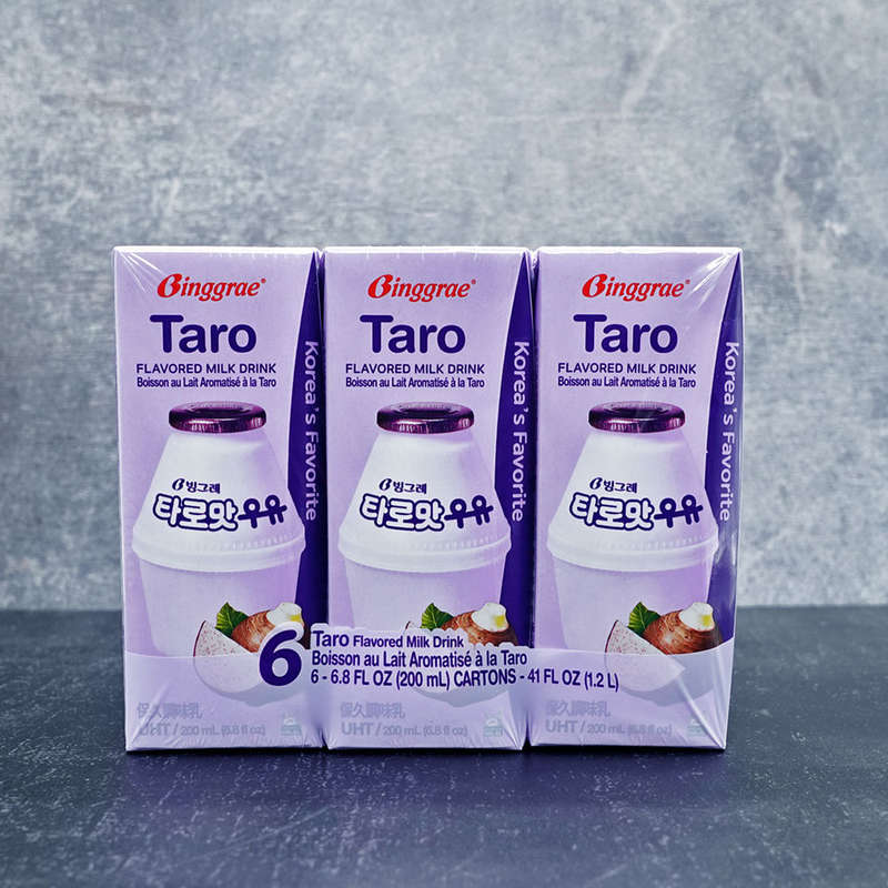 Binggrae Taro Flavoured Milk (6x200ml)