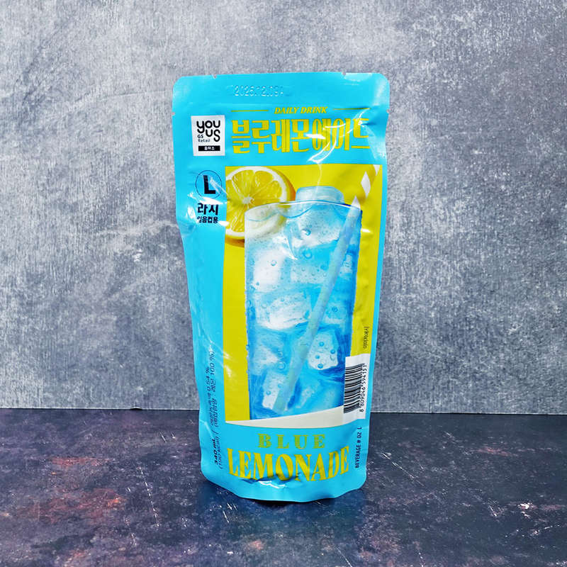 Youus Blue Lemon Ade Pouch Drink 340ml