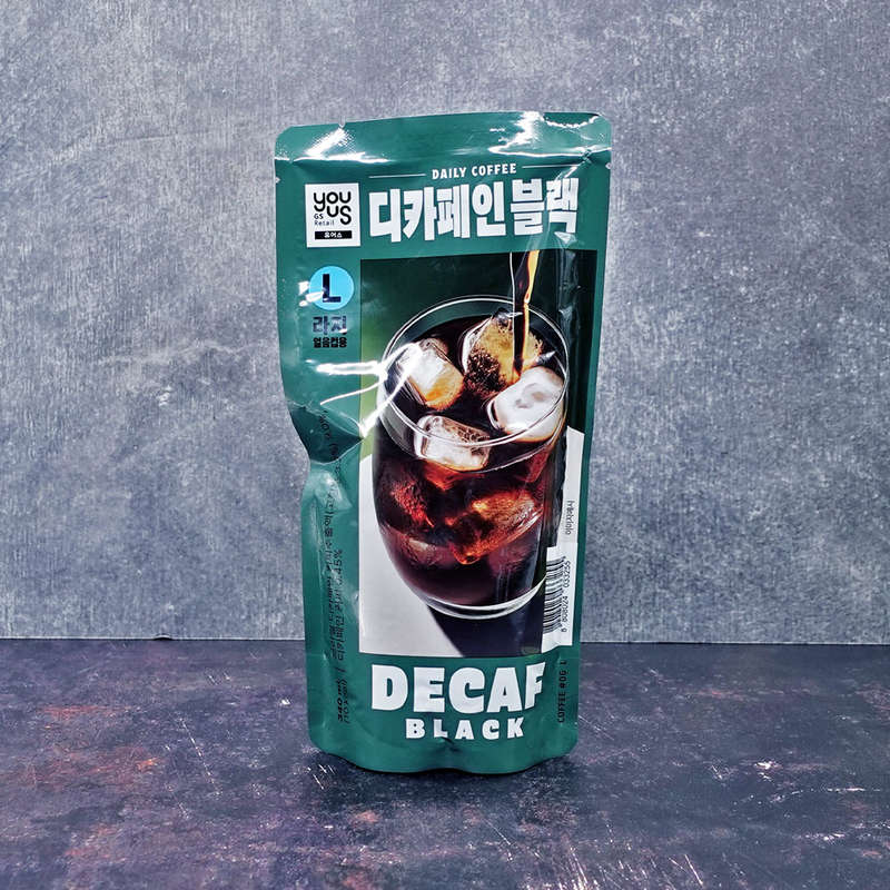 Youus Decaf Black Pouch Coffee 340ml