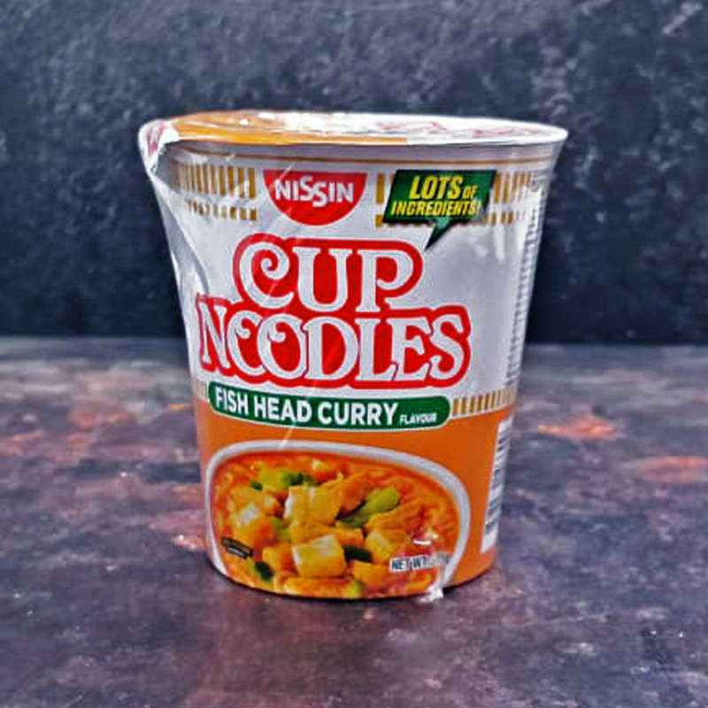 Nissin Cup Fish Head Curry Flavour Cup 75g