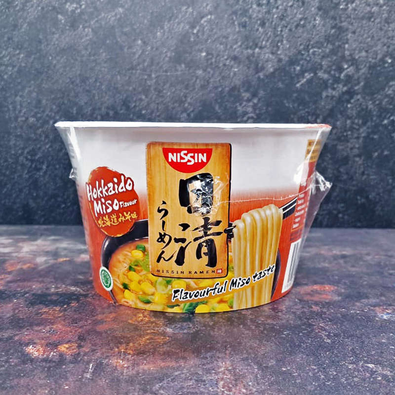 Nissin Ramen Hokkaido Miso (Miso Taste) Flavour Bowl 110g