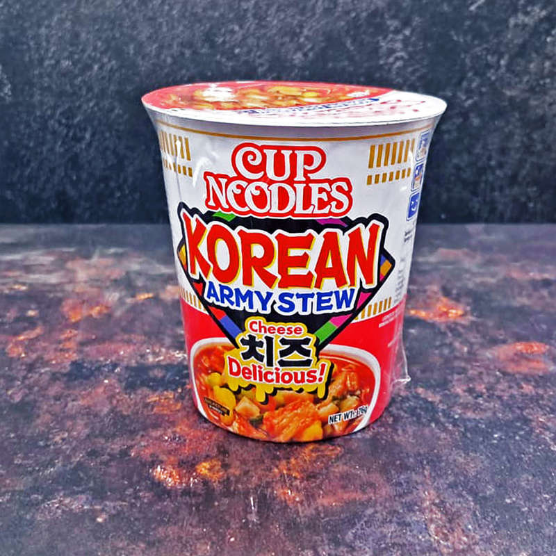 Nissin Cup Noodles Cheese Korean Army Stew (Budae Jjigae) Flavour Cup 75g