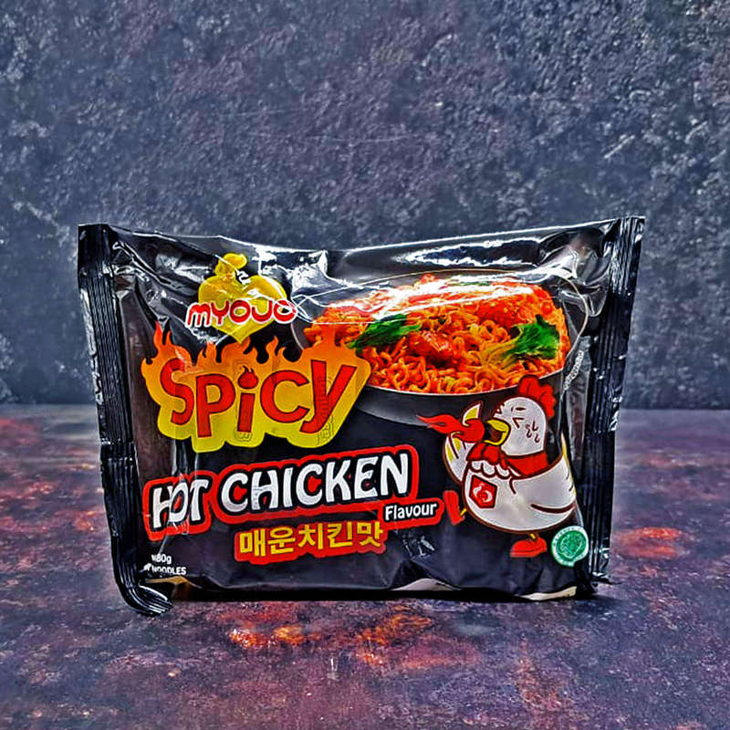 Myojo Spicy Korean Hot Chicken Flavour Single Packet 80g