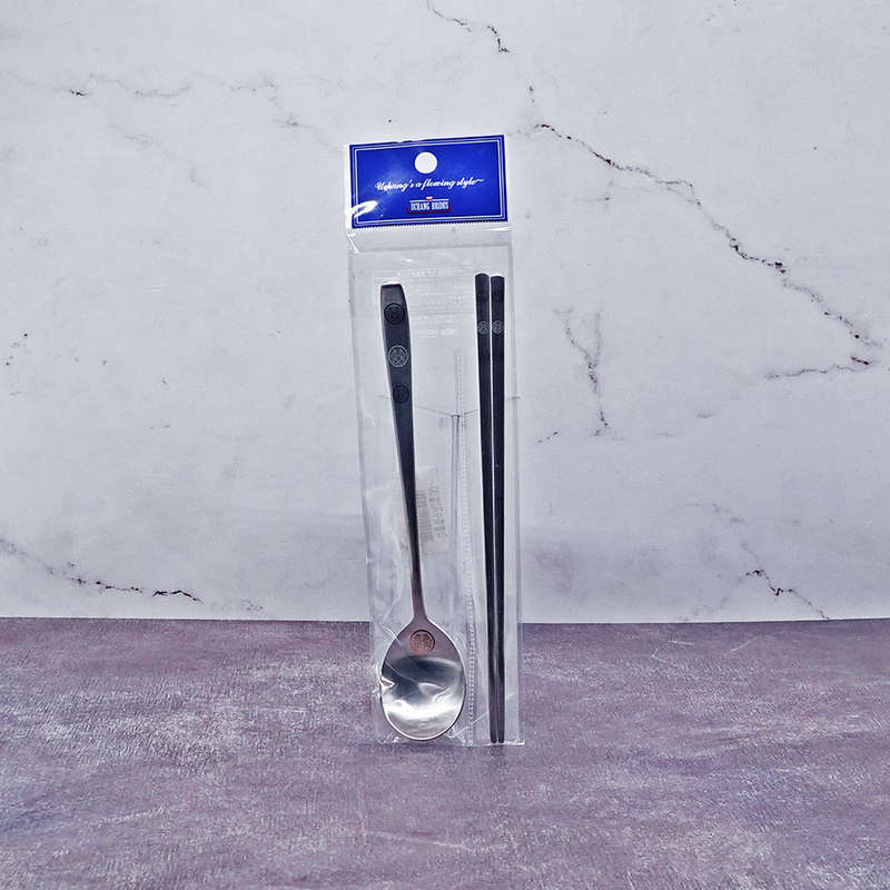 HW Chopstick &amp; Spoon ( Double Happiness) Set