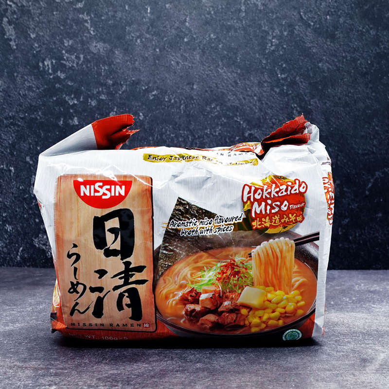 Nissin Ramen Hokkaido Miso Flavour 5 Pack 530g