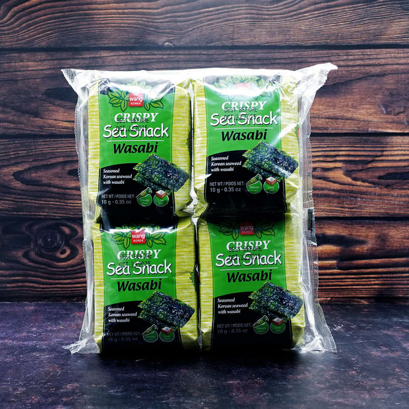 Wang Korea's Crispy Seaweed Wasabi Flavour (10gx4)