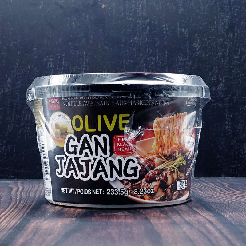 Wang Korea Olive Ganjajang (Black Bean Sauce) Noodle Bowl 233g