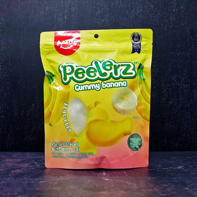 Amos Peelerz Banana Gummy Pouch 252g (Online Exclusive)