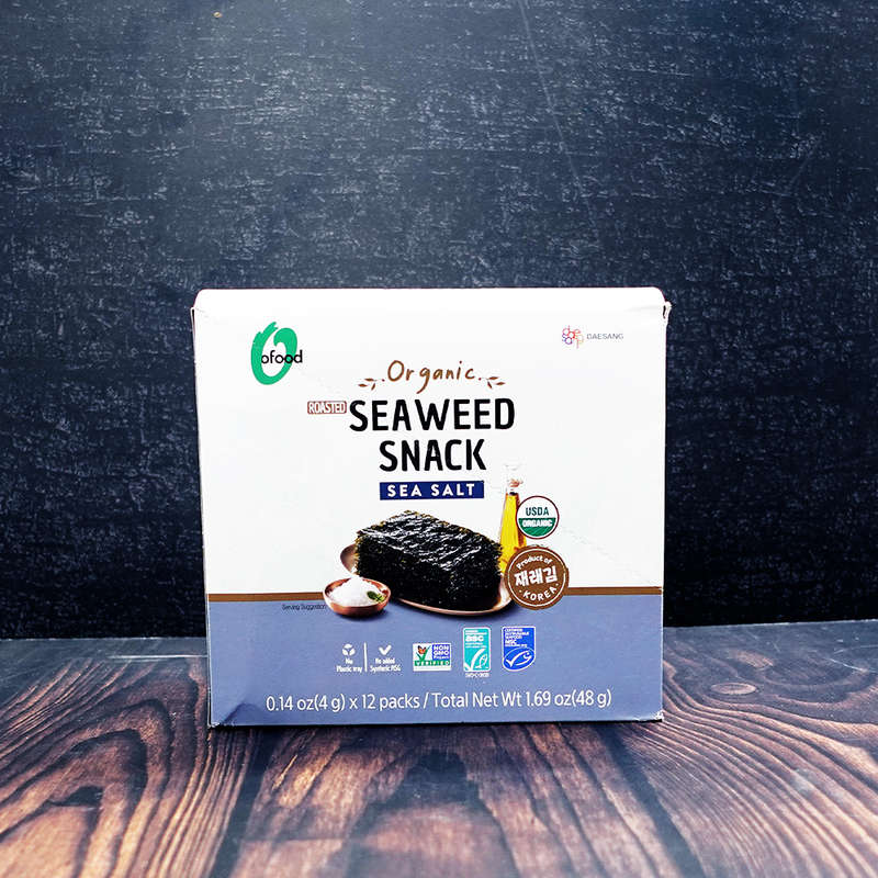 Seaweed Snack Sea Salt  4g x 12 Packs