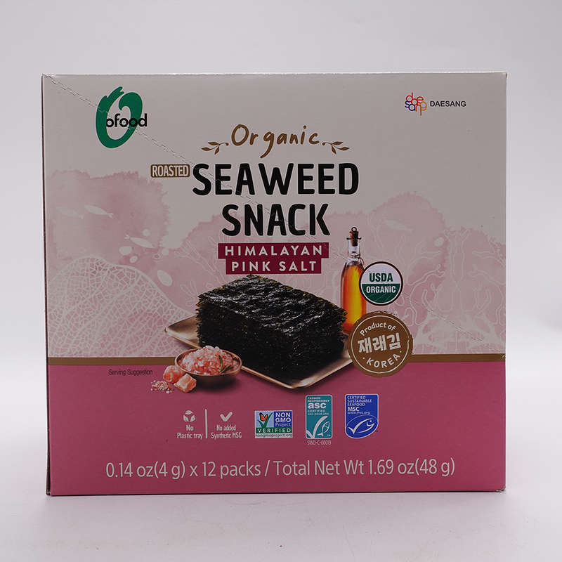 Seaweed Snack Himalayan Pinm Salt 4g x 12 Packs