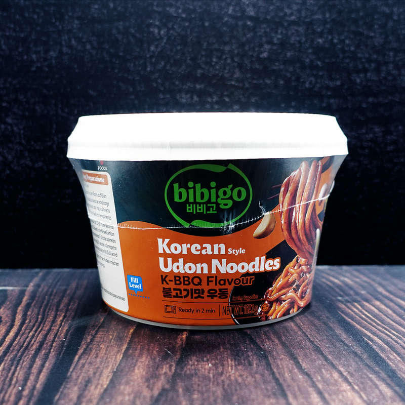 Bibigo Korean Style Udon Noodles K-BBQ Flavour 187g