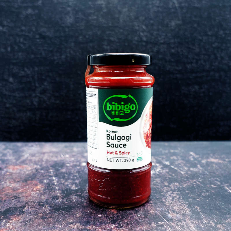Bibigo Korean Bulgogi Sauce Hot &amp; Spicy (220g)