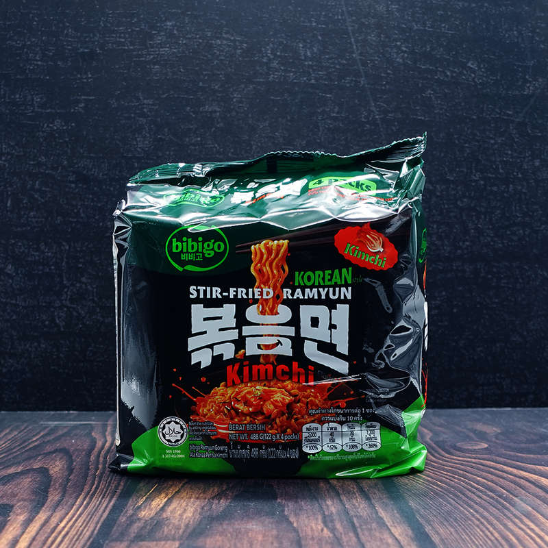 Bibigos Stir-Fried Ramyun Kimchi Noodles 5 Pack
