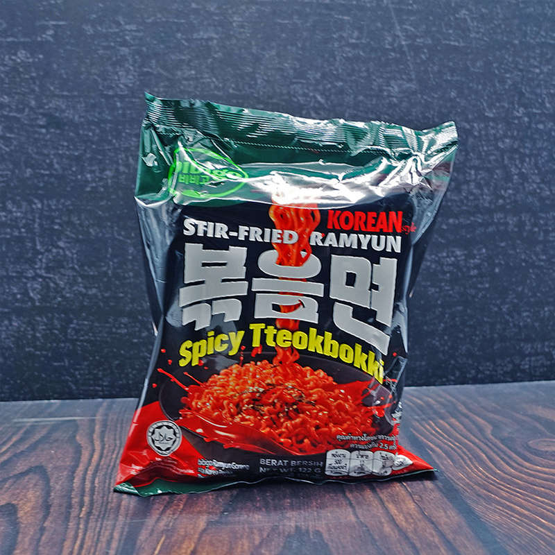 Bibigo Stir-Fried Ramyun Spicy Tteokbokki Flavoured Noodles122g