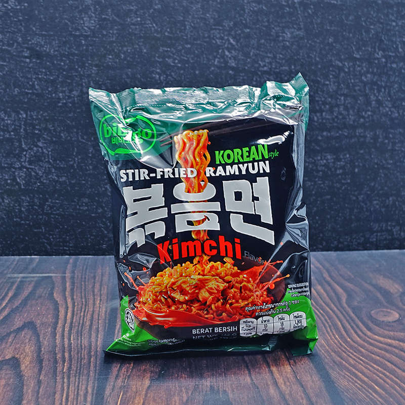 Bibigos Stir-Fried Ramyun Kimchi Flavoured Noodles 122g