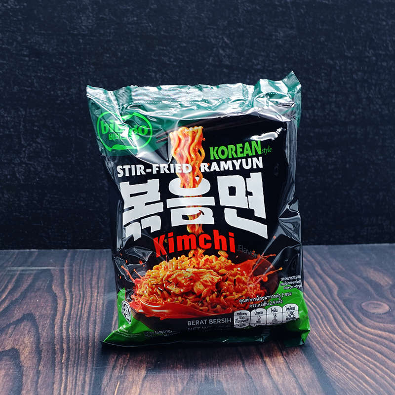 Bibigos Stir-Fried Ramyun Kimchi Flavoured Noodles 122g