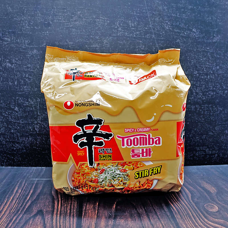Nongshim Instant Noodles Stir Fry Toomba  Spicy &amp; Creamy Ramen - 137g