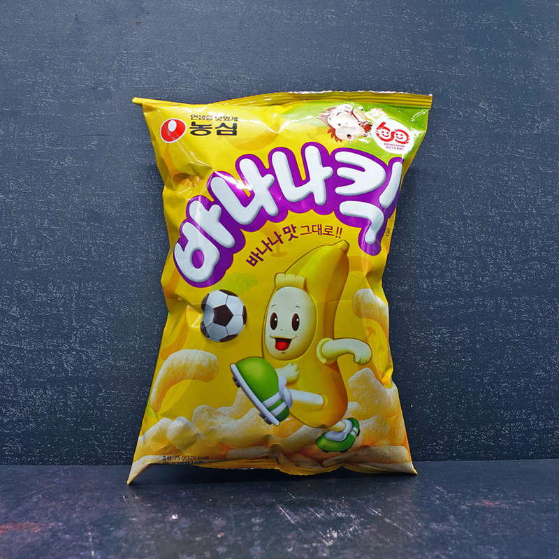 Nongshim Banana Kick Puffs 75g
