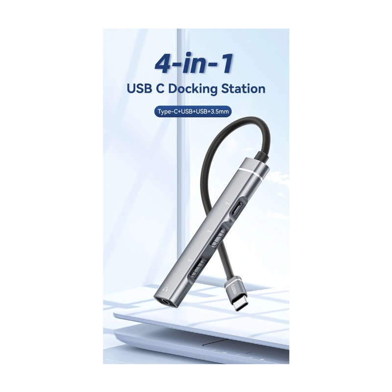 USB Type-C Hub - 2x USB3.1, 1x Type-C and 3.5mm Audio