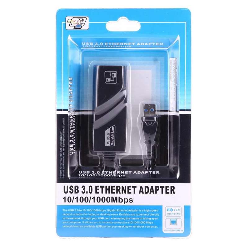 USB 3.0 Ethernet Adapter 10/100/1000Mbps