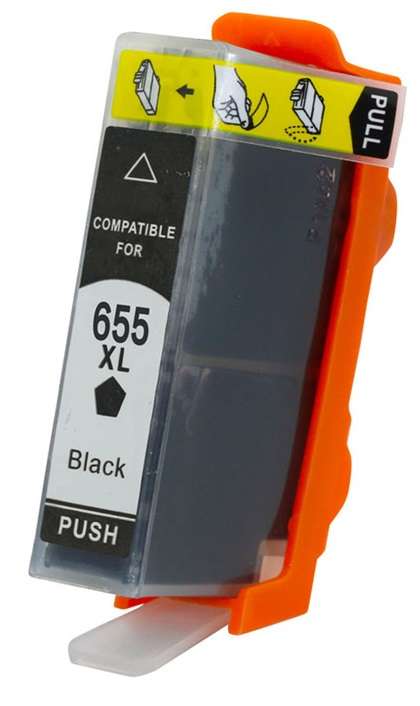 HP 655 XL Black Compatible Ink Cartridge