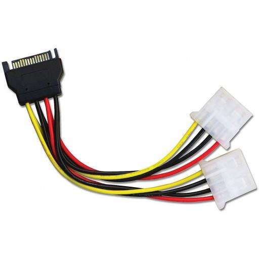Molex 2 to 1 SATA (F)